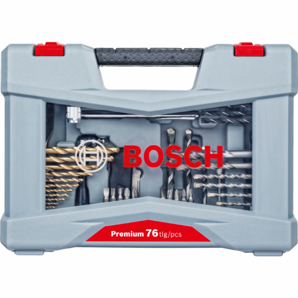 Bosch 76dílná sada vrtacích a šroubovacích bitů Premium X...