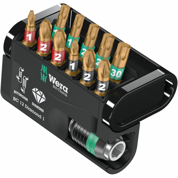 WERA Bit-Check 12 Diamond 1 Bit-Check