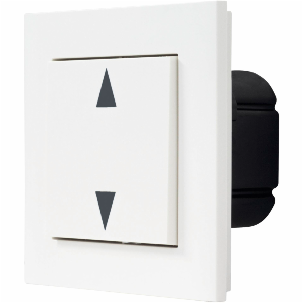 REV Rolladenschalter komplett w. Frame white Link2Home