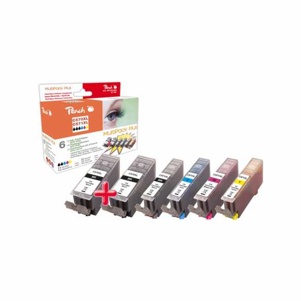 PEACH kompatibilní cartridge Canon PGI-570XL/CLI-571XL Mu...