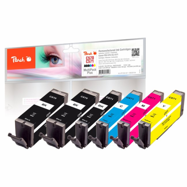 PEACH kompatibilní cartridge Canon PGI-570/CLI-571 MultiP...