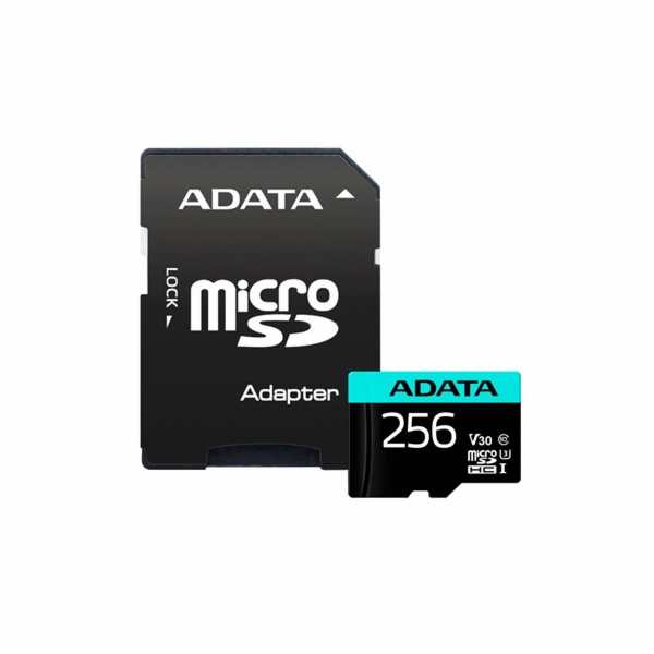 ADATA MicroSDXC karta 256GB Premier Pro UHS-I V30S (R:100...