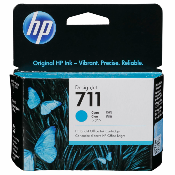 Inkoust HP azurový č. 711 (CZ130A)