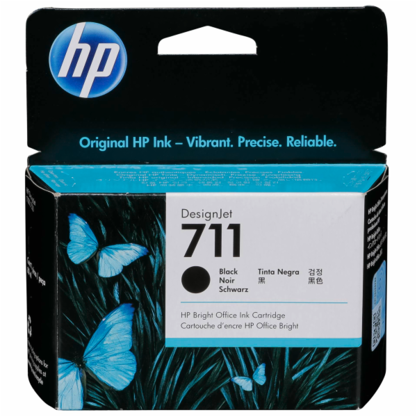 HP inkoust černý č. 711 (CZ133A)