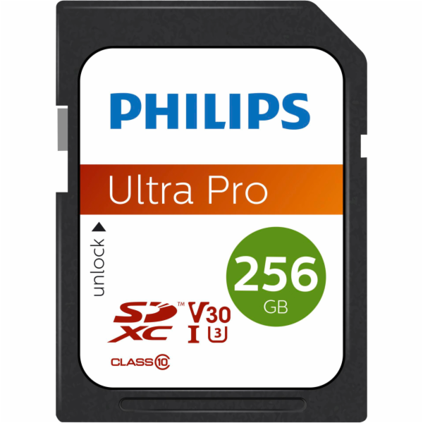 Philips SDXC Card          256GB Class 10 UHS-I U3 V30 A1