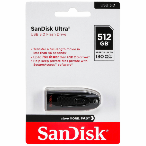 SanDisk Ultra USB 3.0      512GB up to 130MB/s    SDCZ48-...