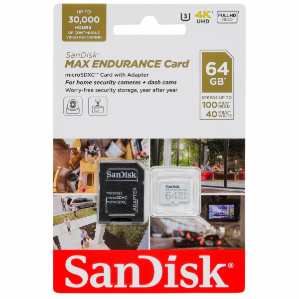 SanDisk Max Endurance - Flash-Speicherkarte (microSDXC-an...