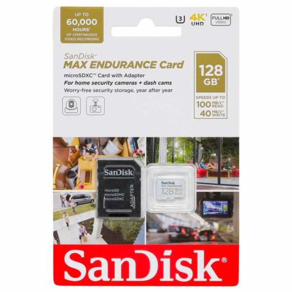 Karta SanDisk Max Endurance MicroSDXC 128 GB Class 10 UHS...