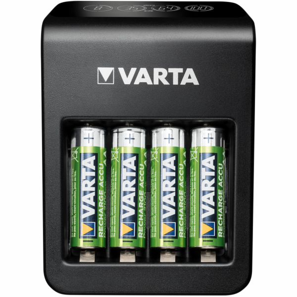 Varta LCD Pug Charger+ vc. 4 aku 2100 mAh AA