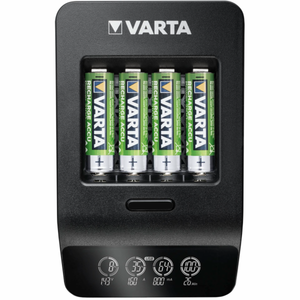Varta LCD Smart Charger+ vc. 4 aku 2100 mAh AA