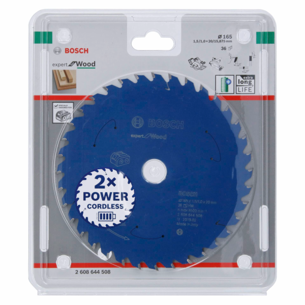 Pilový kotouč Bosch Expert for Wood, O 165mm, 36Z
