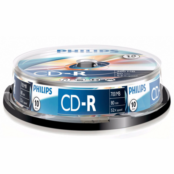 1x10 Philips CD-R 80Min 700MB 52x SP