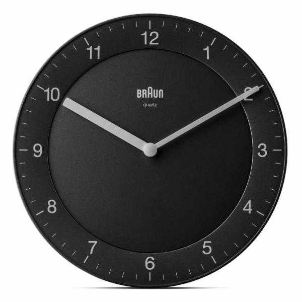Braun BC 06 B nastenne hodiny analogove cerne