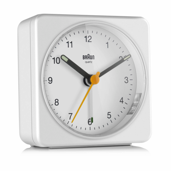Braun BC 03 W budik analogovy bily