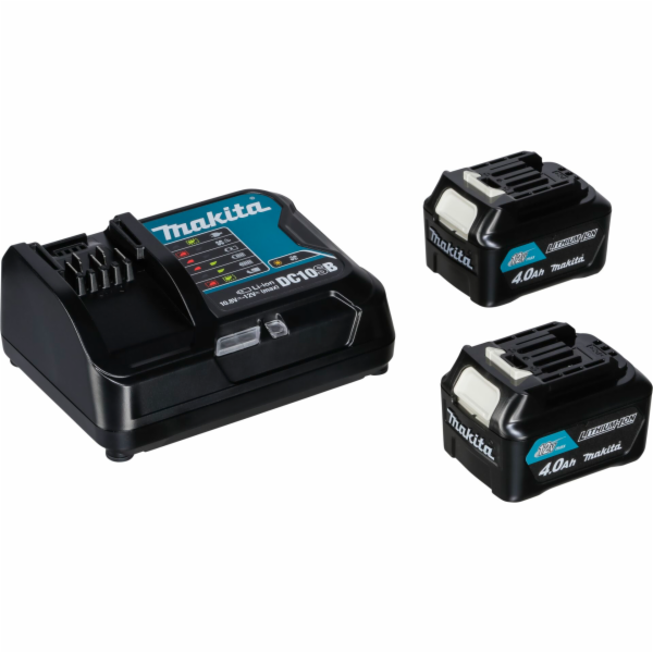 Makita Energy Kit 197641-2 2x BL1041B + DC10SB