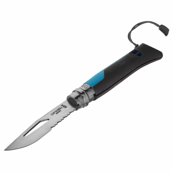 Opinel kapesni nuz c.08 zaviraci pro outdoor modra rukojet