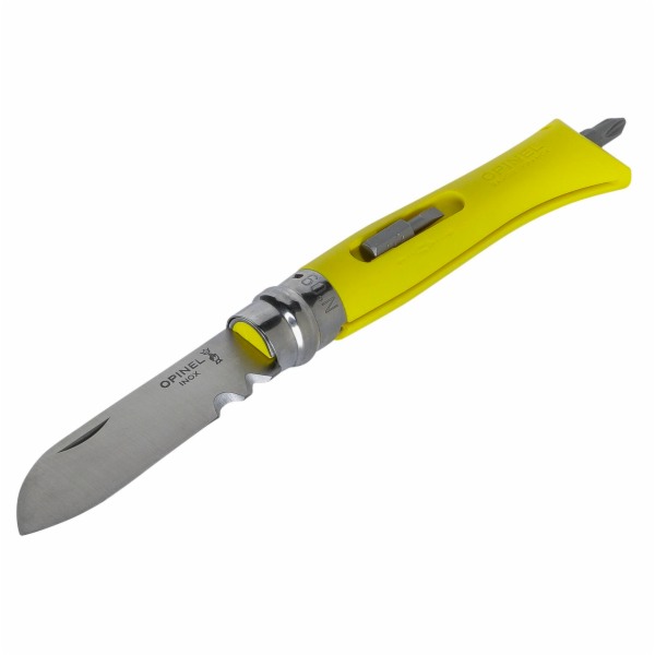 Opinel kapesni nuz c.09 zaviraci pro kutily zluta rukojet