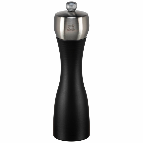 Peugeot FIDJI mlynek na pepr bukove drevo mat cerna 20 cm