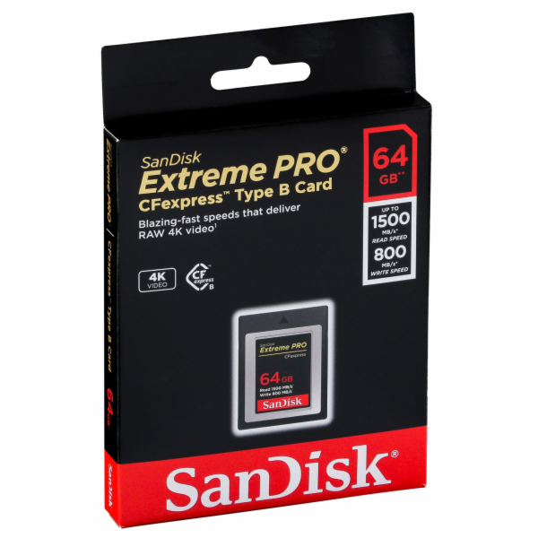 SanDisk Extreme Pro - Paměťová karta flash - 64 GB - CFex...