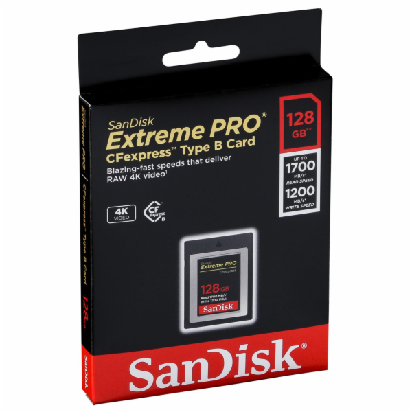 SanDisk CF Express typ 2 128GB extreme Pro SDCFE-128G-GN4NN