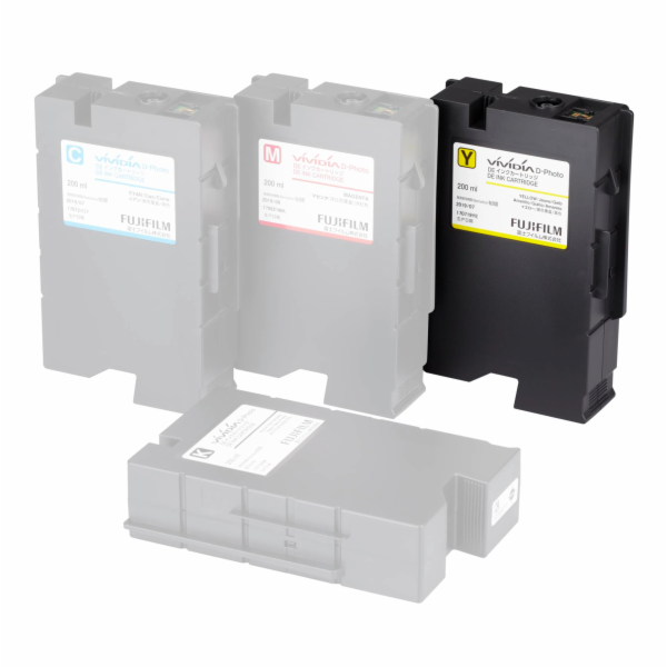 Fujifilm DE Ink Cartridge 200 ml zluta