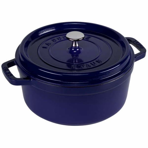 Litinový hrnec Staub La Cocotte 24cm kulatý tmavě modrý