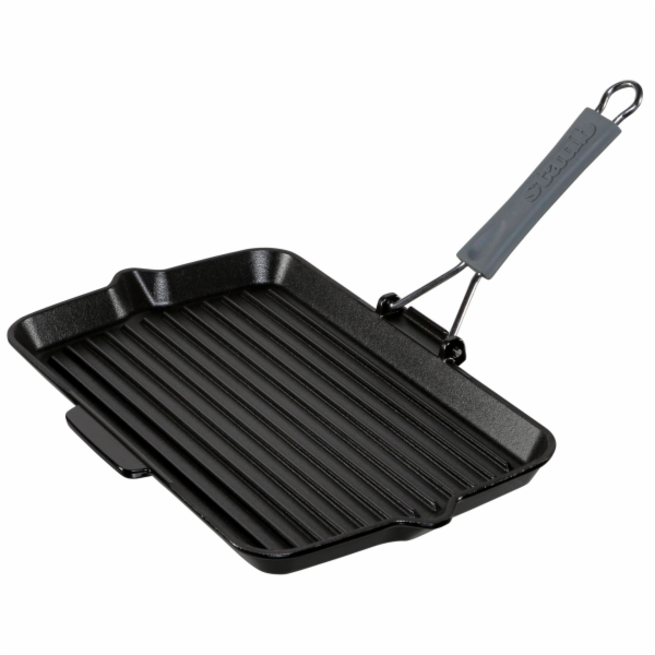 Staub grilovaci panev indukce obdelnikova 34x21cm cerna