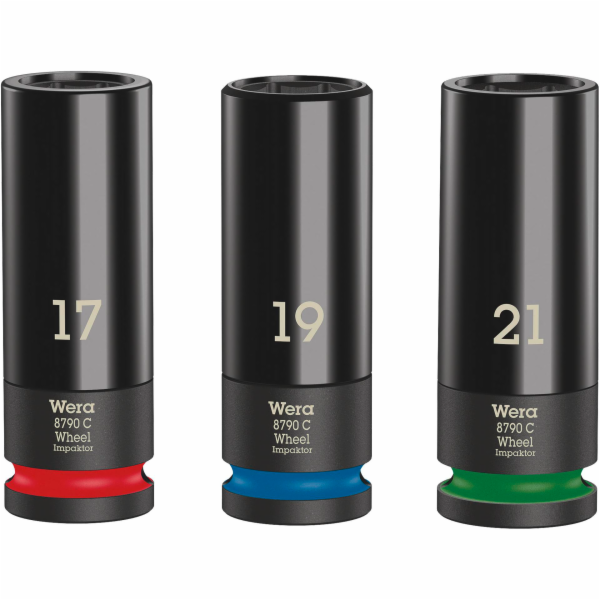 WERA Wheel Impaktor C Set 1 Socket set, 1/2  drive