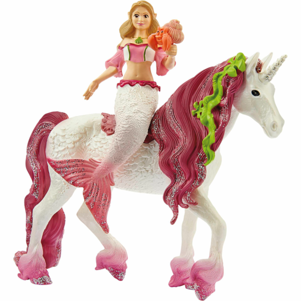 Schleich 70593 Mořská panna Feya na podvodním jednorožci