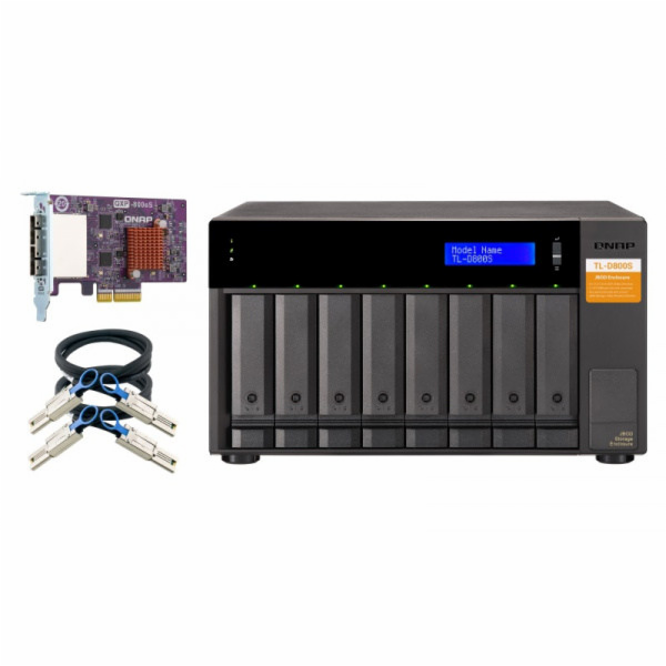 QNAP TL-D1600S - úložná jednotka JBOD SATA (12x SATA + 4x...