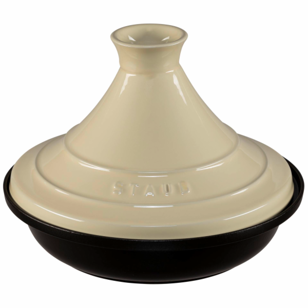 Staub Tajine hrnec 28cm kulaty kremovy litina