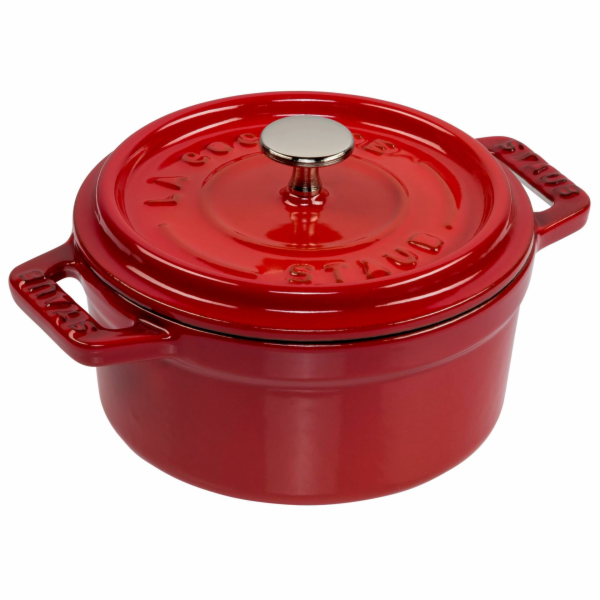 Staub Mini Cocotte 10cm kulatý červený litina