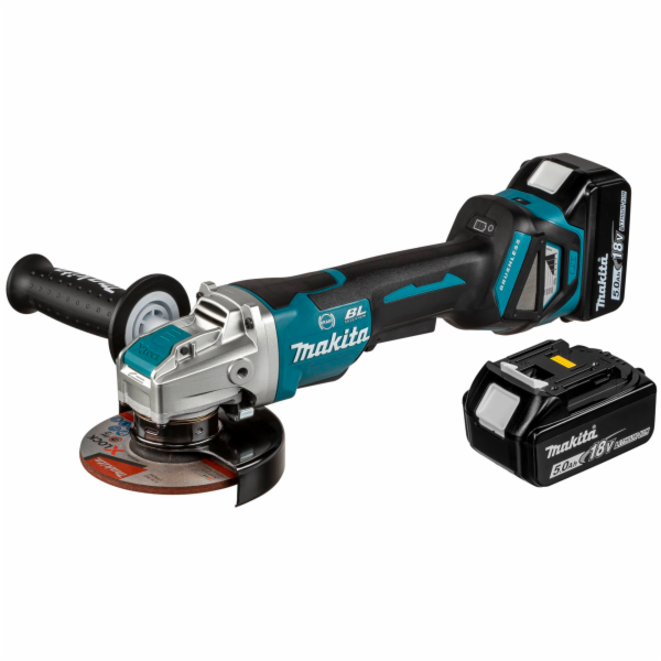 Aku úhlová bruska Makita X-LOCK DGA519RTJ, 18V