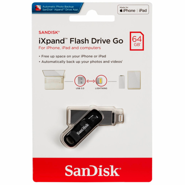 SanDisk iXpand Flash Drive  64GB iPhone/iPad   SDIX60N-06...
