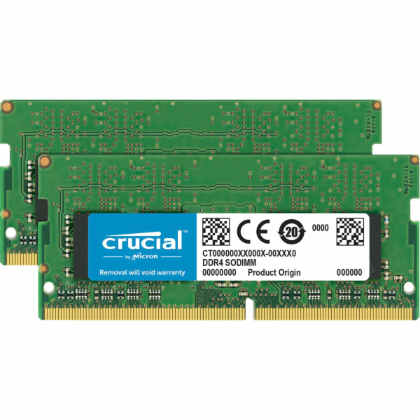 Crucial 32GB Kit DDR4 3200 MT/s 16GBx2 SODIMM 260pin