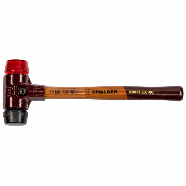 Halder SIMPLEX soft-face mallet 40 comp. rubber/plast. TE...