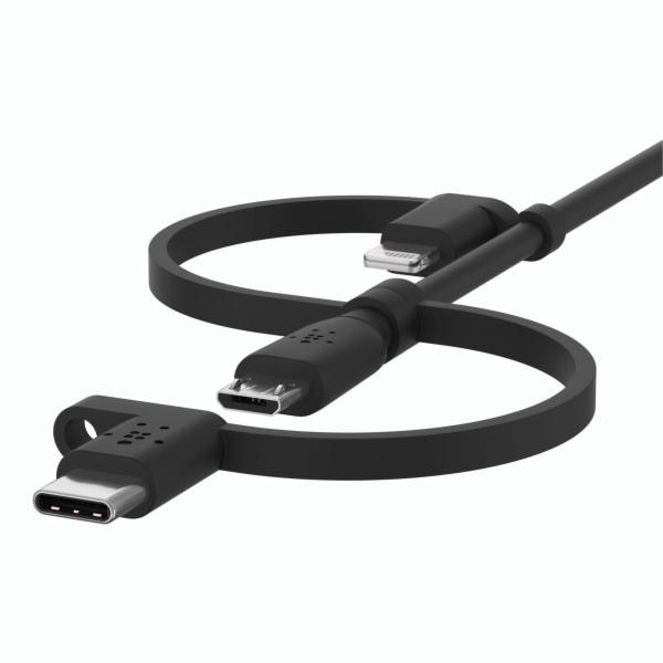 Belkin BOOST Charge univ. kabel 1,2m Lightn./Micro/USB-C ...