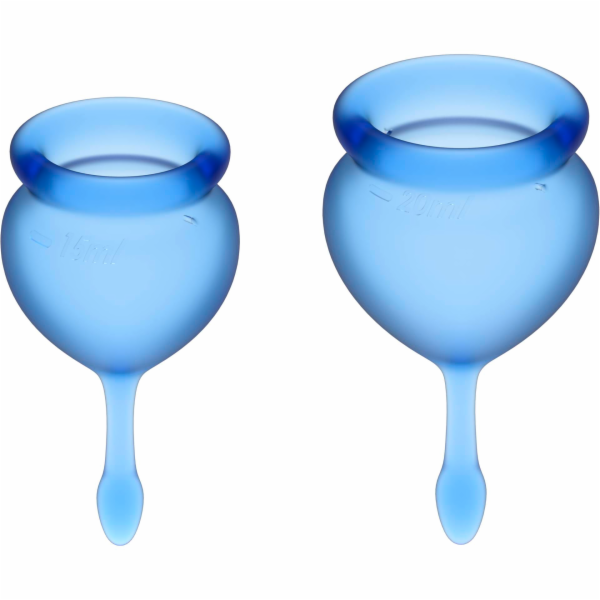 Satisfyer Feel Good Menstrual Cup Dark modra