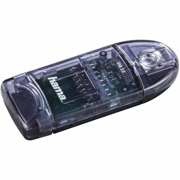 Hama USB3.0 ctecka karet SD/microSD, Anthrazit