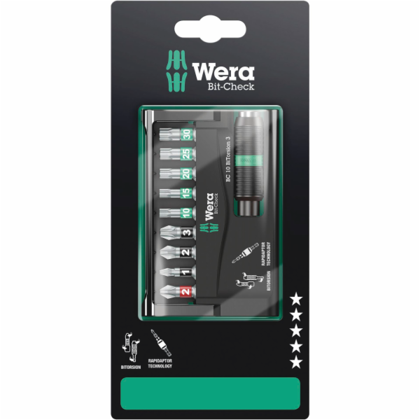 WERA Bit-Check 10 BiTorsion 3 SB