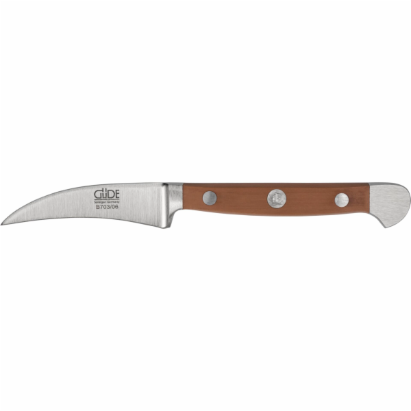 Güde Alpha loupací nuz 6 cm rukojet hruskové drevo
