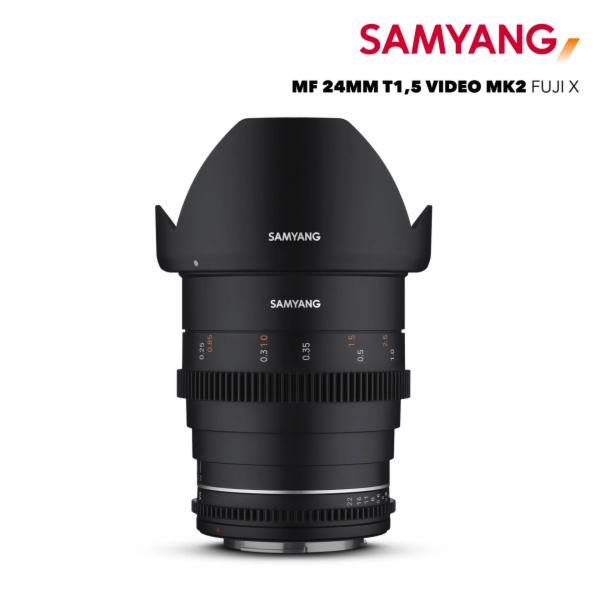 Samyang MF 24mm T1,5 VDSLR MK2 Fuji X