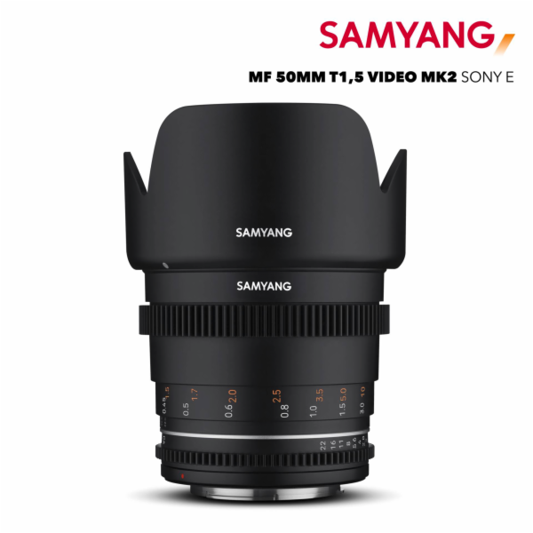 Samyang MF 50mm T1,5 VDSLR MK2 Sony E