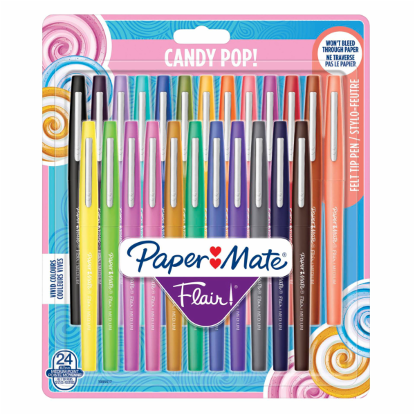 1x24 Paper Mate fixky Flair Candy Pop M 1,0 mm