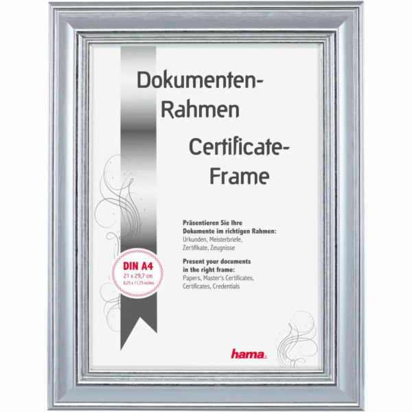Hama Lobby silver 21x29,7 Resin DIN A4 175811