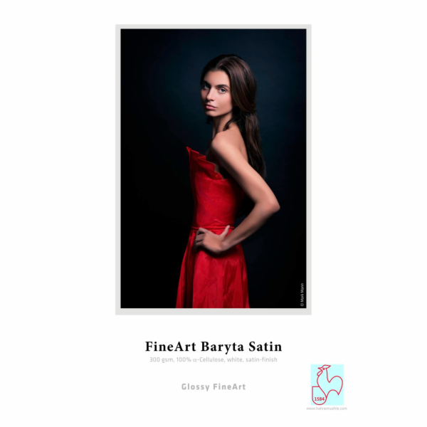 Hahnemühle&nbsp;FineArt&nbsp;Baryta&nbsp;Satin&nbsp;61&nbsp;cm&nbsp;(24&nbsp;)&nbsp;x&nbsp;12&nbsp;m,&nbsp;300&nbsp;g