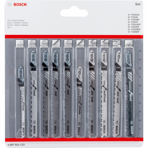 Bosch sada pilových plátku STB 10 ks