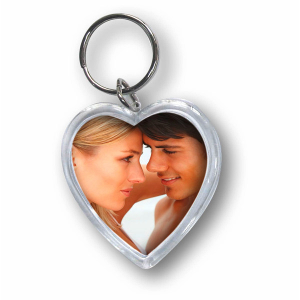 1x24 ZEP Photo Keychain    4x3,8 plast Heart 7360PD