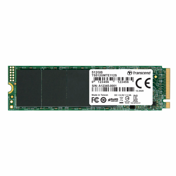 Transcend 112S - SSD - 512 GB - interní - M.2 2280 (dvous...