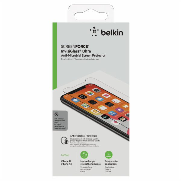 Belkin ScreenForce InvisiG.Ultra antimik.iPhone 11/XR F8W...